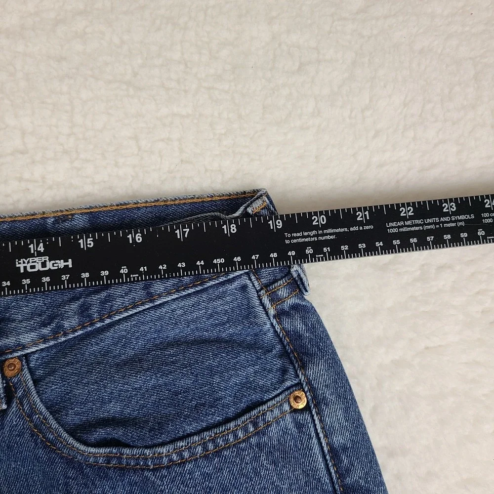 Levi's 505 Jeans Mens 38x32‎ Blue Regular Fit Straight Leg Medium Wash Denim